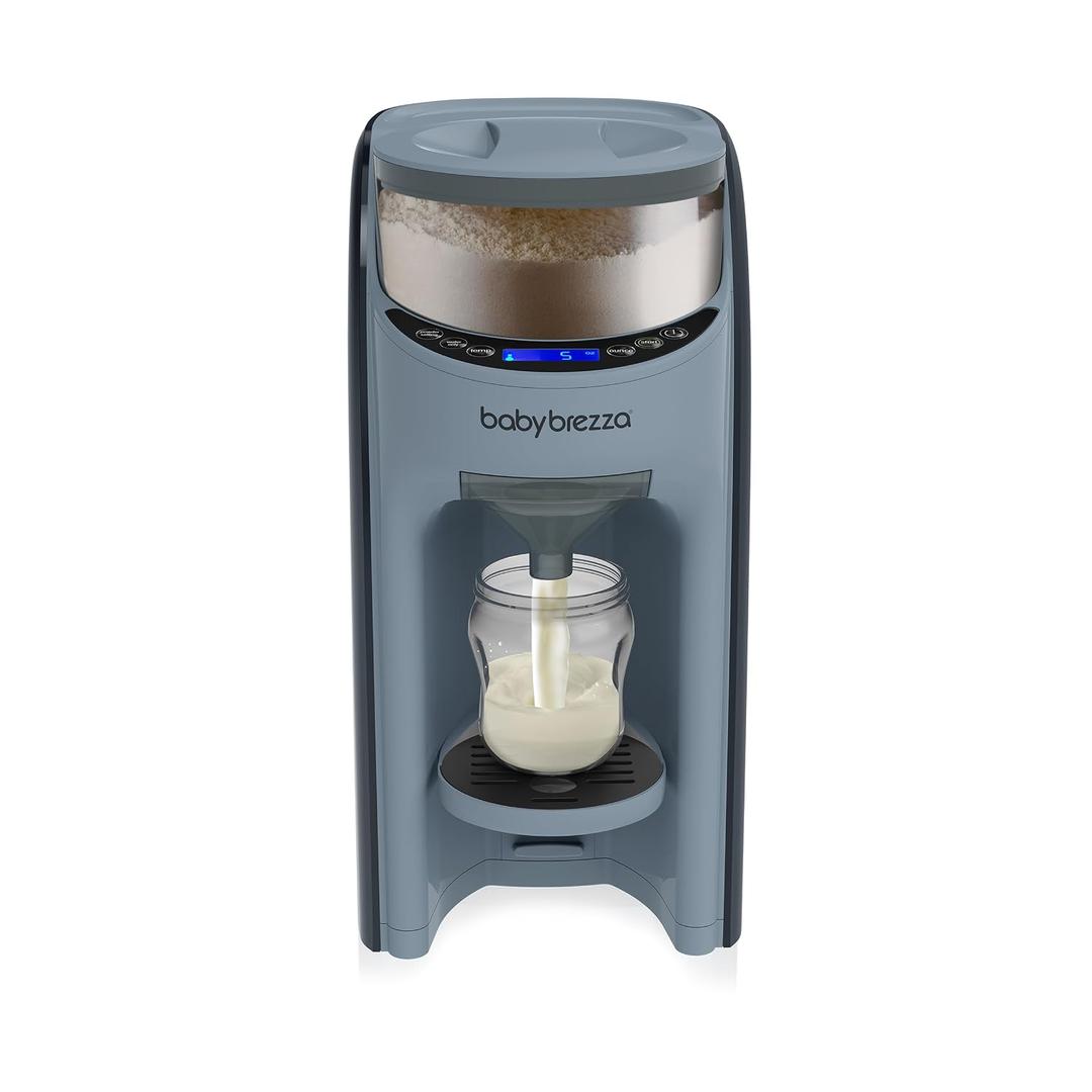 Baby Brezza Formula Pro Advanced Formula Dispenser Machine - Automatically Mix a Warm Formula Bottle Instantly - Easily Make Bottle with Automatic Powder Blending, Slate