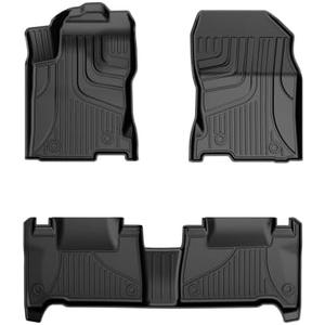 7PCS Floor Mats & Carpet Mats Fit for 2015-2021 Lexus NX NX300/ NX300h /NX 200t - All Weather TPE Protection Car Floor Mats 1st & 2nd Row Anti Skid Liner