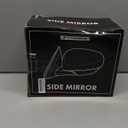 A-Premium Passenger Side Power Door Mirror - Compatible with Honda Accord 2008 2009 2010 2011 2012 - Non-Heated Manual Folding Black Outside Rear View Mirror - Replace# 76208-TA5-A01