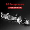 Air Conditioner AC Compressor with Clutch Compatible with Altima 2.5L 2013-2018 VCS141C Compressor Replace 92600-3TA2A, 92600-3TA2B, 92600-3TA2C