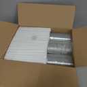 100 Pack - 20 oz Clear Plastic Cups with Lids and Straws, Sturdy & Food Safe Iced Coffee Cups with lids, Disposable Plastic Smoothie Cups for Cold Drinks