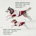 Dog Sweater Knitted for Small to Large Dogs Boy Girl, Classic Turtleneck Dog Christmas Sweaters, Warm & Soft Pet Clothes for Winter (Love Red, L)