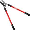 TABOR TOOLS GG12A Anvil Lopper with Compound Action, 30 Inch Tree Trimmer, Thick Branch Cutter with 2 Inch Cutting Capacity, Chops Thick Branches with Ease., Gg12e Compound Action Anvil