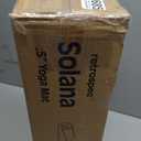 Retrospec Solana Yoga Mat Thick 1/2in Non-Slip Workout Mat with Nylon Strap - 72x24in Exercise Mat for Pilates, Stretching & Fitness - BPA Free, Easy Clean (Boysenberry)