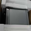 Gourmia French Door Air Fryer Oven - 37 Qt Large Capacity Convection Toaster Oven, FryForce 360, Digital Display, 12 Cooking Presets, Dehydrate, Fits 13 Pizza, Dishwasher-Safe, Stainless Steel (Silver)