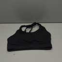 RUNNING GIRL Sports Bras for Women,Padded Strappy Sports Bras Criss-Cross Back Medium Support Sports Bras with Removable Cups