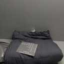 25 lbs weighted blanket Queen Size for Adults (60x 80, Grey) Cooling Heavy Blanket for Sleeping Perfect for 240-260 lbs, Winter Thick Breathable Blanket with Premium Glass Bead, Machine Washable