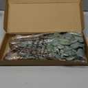 6 Pcs 27" Eucalyptus Stems Greenery Stems Eucalyptus Leaf Spray in Green Silk Plastic Plants Floral Artificial Plants for Home Party Wedding Decoration