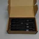 Jetec 10 Pieces Cabinet Locks for Babies, U-Shaped Proofing Drawers Safety Child Locks Adjustable, Easy to Use Childproof Latch for Knob Handle on Kitchen Door Storage Cupboard Closet (Black)