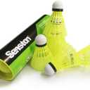Senston Badminton Shuttlecocks Badminton Shuttlecocks Birdies Durability Stability Shuttlecock for Outdoor Indoor Sports Activities/Training