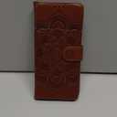 Bohefo Case for Moto G Power 2024 5G Flip Case with Tempered Glass Screen Protector, Leather Wallet, Kickstand Cover for Motorola Moto G Power 2024 5G Brown