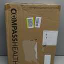 Carex Toilet Seat Riser, Elongated Raised Toilet Seat Adds 3.5 inches to Toilet Height, for Assistance Bending or Sitting, 300 Pound Weight Capacity Toilet Riser