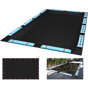 10x16 FT Pool Covers for Inground Pools, Rectangular Swimming Pool Cover,UV-Resistant Pool Cover, Solar Pool Covers Ideal for Waterproof and Dustproof