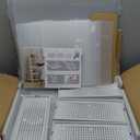 PARANTA 8-Piece Boot and 12-Piece Shoe Storage Box, Stackable Clear Plastic Shoe Box, Space-Saving Shoe Organizer for Boots, Sneakers, and High Heels, Clear