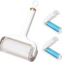 Reusable and Washable Lint Roller,Sticky Pet Hair and Dust Remover 3 Pack,3.9 Inch Lint Roller for Clothes, Couch and Carseats