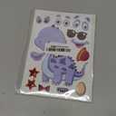 24 Sheets 8.27''×5.9'' Make Your Own Dinosaur Stickers for Kids Toddlers, Make a Face Stickers for Kids Party Favors Activities