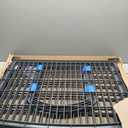 IRIS USA 24" Exercise 4-Panel Pet Playpen with Door, Dog Playpen, Puppy Playpen, Small and Medium Dogs, Keep Pets Secure, Easy Assemble, Rust-Free, Heavy-Duty Molded Plastic, Customizable, Gray