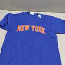 New York - Throwback Design Print - Classic T-Shirt, Blue, Small