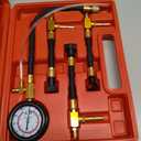 BETOOLL Fuel Pressure Test Kit 0-100PSI with 9.49,7.89,6.30 Fuel Line Fittings