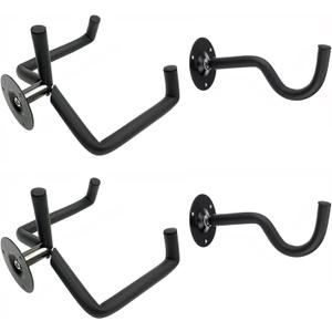 Guitar Wall Mount - Acoustic & Electric Guitar, Ukulele, Banjo & Mandolin Wall Hanger (2 Packs)