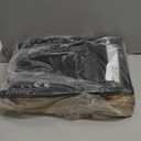 Khordin Wrapping Paper Storage Organizer with Wheels, Gift Wrap Storage Station with Ribbon and Gift Bag Storage, Rolling Craft Storage Cart with 12PCS Slap Bands, Christmas Decor, Black