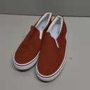 Men's Sneakers Classic Low Top Slip On Shoes Wide Canvas Skate Loafers Sneakers with Soft Insole Causal Dress Shoes for Men Comfortable Walking Shoes Slip on Sneakers for Men (9, Brown)