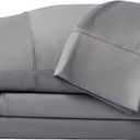 SHEEX - Original Performance Sheets Set (King/California King) Graphite - Cooling Sheets - Moisture Wicking - 1 Flat Cooling Sheet, 1 Fitted Cooling Sheet, 2 Pillow Covers - Wrinkle Free - Sleep Aid
