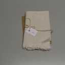 Vitalizart Beige Table Runner 14 x 72 Inches Long Slub Texture Cotton Linen Table Runner for Rustic Home Decorations Dining Room Wedding Decor Reception Bridal Shower Thanksgiving Christmas