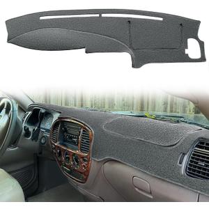 Dash Cover Mat Custom Fit for 2000-2006 Toyota Tundra/ 2001-2007 Toyota Sequoia, Dashboard Cover Pad Carpet Protector F125 