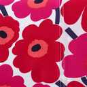 Marimekko - Pillowcase Set, Cotton Percale Bedding, Smooth & Cool Home Decor (Mini Unikko Red, Standard)