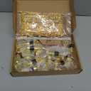 Buryeah 24 Set Wedding Heart Shaped Wine Stopper Party Favors Bulk Beverage Bottle Stopper Wine Cork Love Design Souvenirs for Guest with Sheer Bag Labels Rope Gift for Engagement Bridal Shower, Gold