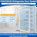 Upgraded 56 29 5304506126 Freezer Door Gasket Replacement Compatible with Frigidaire Kenmore CFUF14QWF 25322442412, 216522374 Refrigerator Gasket Replace PS11766431 AP6031561 Fridge Seal