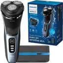 Philips Norelco Shaver 3600 Series, Wet and Dry Electric Shaver, P-Cap, Travel Pouch, Storm Blue, Model S3243/91 (Shaver Series 3000)