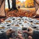 Pumpkin Bat Ghost Blanket, Halloween 50 x 60 Inch Throw Lightweight Super Soft Cozy Horror Blankets for Couch Bed Sofa Chair