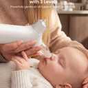GROWNSY SniffEase Spa 3-in-1 Nasal Aspirator for Baby Spray, Suction & Mist, Hospital-Grade Powerful Electric Nose Suction with Soothing Light & Music, Larger Chamber (Grey)