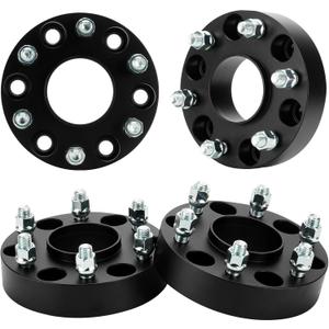 6X5.5 Hubcentric Wheel Adapters 2" for 2019-2022 Ram 1500, 6x139.7 Forged 6 Lug Wheel Spacers with 14x1.5 Studs 77.8mm Bore 4PCS (6x5.5-2")