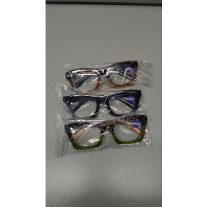 Oprah Style Reading Glasses for Women Men Blue Light Blocking Computer Square Readers with Spring Hinge 2.50