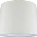 Aspen Creative 32012A Transitional Hardback Empire Shaped Spider Construction Lamp Shade in Ivory, 12" Top x 14" Bottom x 10" Slant Height