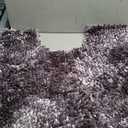 Yimobra Luxury Chenille U-Shaped Toilet Rug, Super Soft Shaggy Contour Bath Mat for Bathroom Floor, Fluffy, Water Absorbent, Non Slip, Machine Washable, Dry Quickly, 24''x 20'', Light Grey & Dark Grey