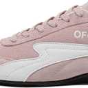 OFG Women's Fashion Retro Sneakers Slip-Resistant Walking Shoes Lace Up Low Top Causal Tennis Skate Shoes
