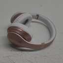 Wireless Bluetooth Headphones Over Ear 65H Playtime HiFi Stereo Headset with Microphone and 6EQ Modes Foldable Bluetooth V5.3 Headphones for Travel Smartphone Computer Laptop Rose Gold