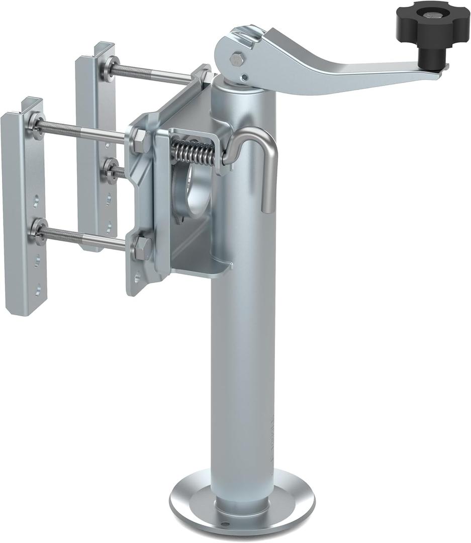 Swivel Bolt-on Trailer Jack, Trailer Jack Stand, 10" Vertical Movement, Mounting Hardware Included, 1000 lbs