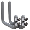Magma R10-626-20 Kayak & SUP Rack, Round Rail Mount, Stainless Steel, 20"
Secure kayak & paddle board storage for boats. Round rail mount, padded arms, quick-release, adjustable. Durable construction