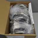 2 Pack Bathroom Sink Faucets 2/3 Hole,Brushed Nickel Dual Handles 4 inch Plastic Plating Over Bathroom Faucet with Pop-up Drain and 2 Supply Hoses for Apartment Rvs Sink Vanity