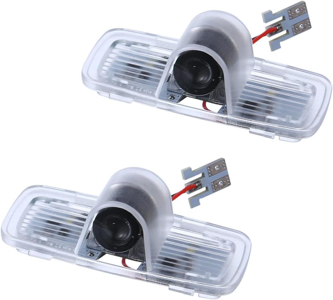 Non-Fading Car Door LED Logo Projector Welcome Lamp Door Light Puddle Lights Kit Compatible with Accessories Accord 2003-2022 (Red, Accord, 2003–2012)