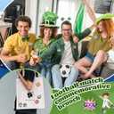 2 x Karenhi 60 Pcs Soccer Buttons Pins Bulk Mini Round Soccer Badge Costume Accessories for Backpack Hat Bag Sports Themed Party Favors Birthday Rewards Gifts