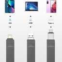 512GB Flash Drives 3ni1 USB Stick Ext