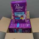 Poise Ultra Thin Incontinence Pads & Postpartum Pads for Bladder Leaks, 4 Drop Moderate Absorbency, Regular Length, 144 Count
