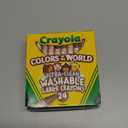 Crayola 24 Ct Large Ultra-Clean Washable Crayons, Colors of the World