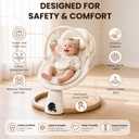 Electric Baby Swing for Infants Newborn with 5 Motions & 12 Melodies